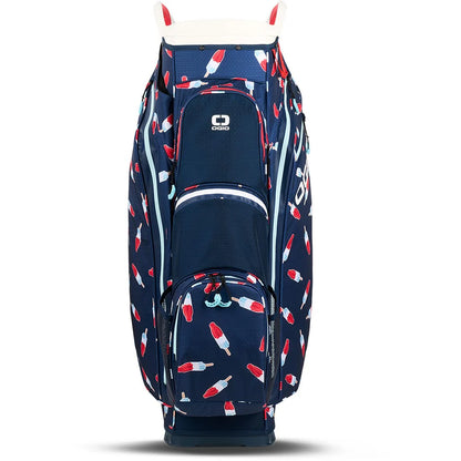 OGIO All Elements Silencer Cart Golf Bag - Rocket Pop