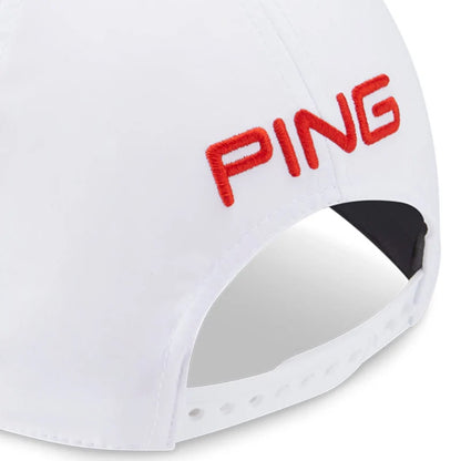 Tour Vented Delta Cap White/Tango