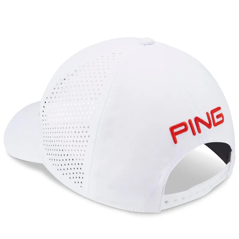 Tour Vented Delta Cap White/Tango