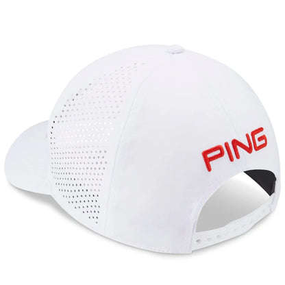 Tour Vented Delta Cap White/Tango