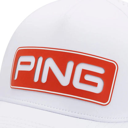 Tour Vented Delta Cap White/Tango