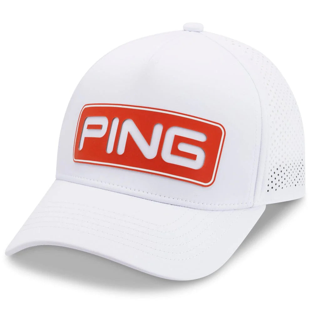 Tour Vented Delta Cap White/Tango