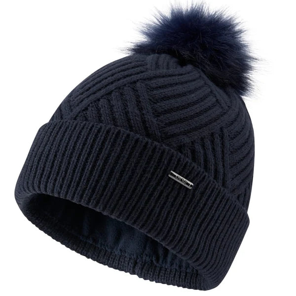 Ping Ladies Maggs Bobble Beanie - Navy