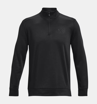 UA Armour Fleece 1/4 Zip Black