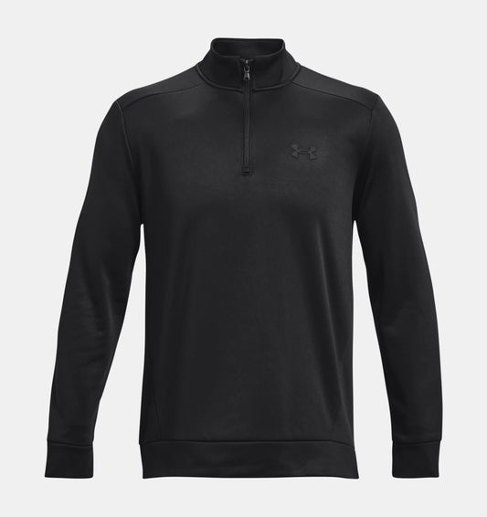 UA Armour Fleece 1/4 Zip Black