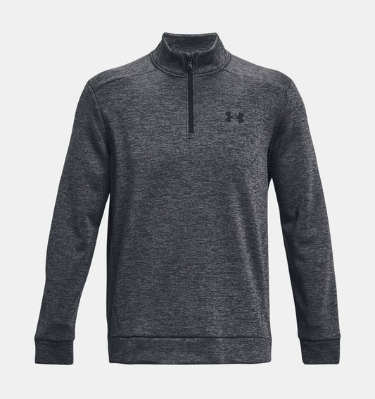 UA Armour Fleece 1/4 Zip Pitch Grey