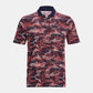 UA Iso-Chill Edge Polo Midnight Navy/Venom Red