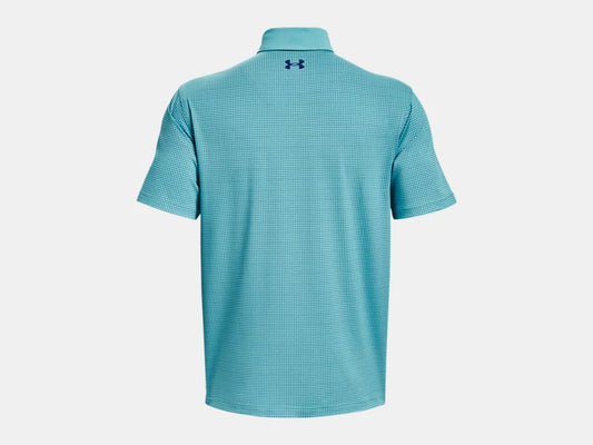T2G Printed Polo Blue/Blue Mirage