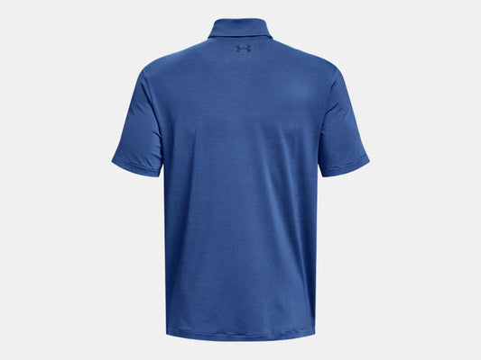 UA Playoff 3.0 Stripe Polo Mirage Blue/Glacier Blue/