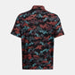 UA Playoff 3.0 Printed Polo Black/Hydro Teal/Black