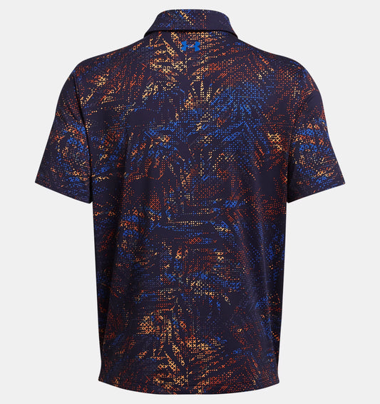 UA Playoff 3.0 Printed Polo Midnight Navy/Phoenix