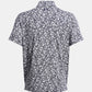 UA Playoff 3.0 Printed Polo Midnight Navy/White