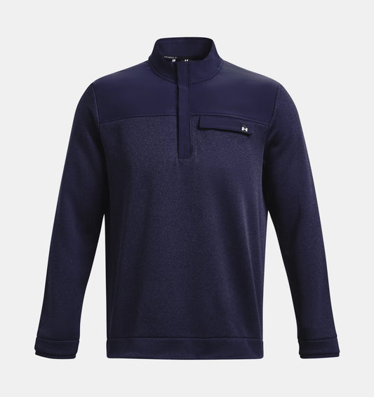 UA Storm Sweaterfleece HZ Midnight Navy/White