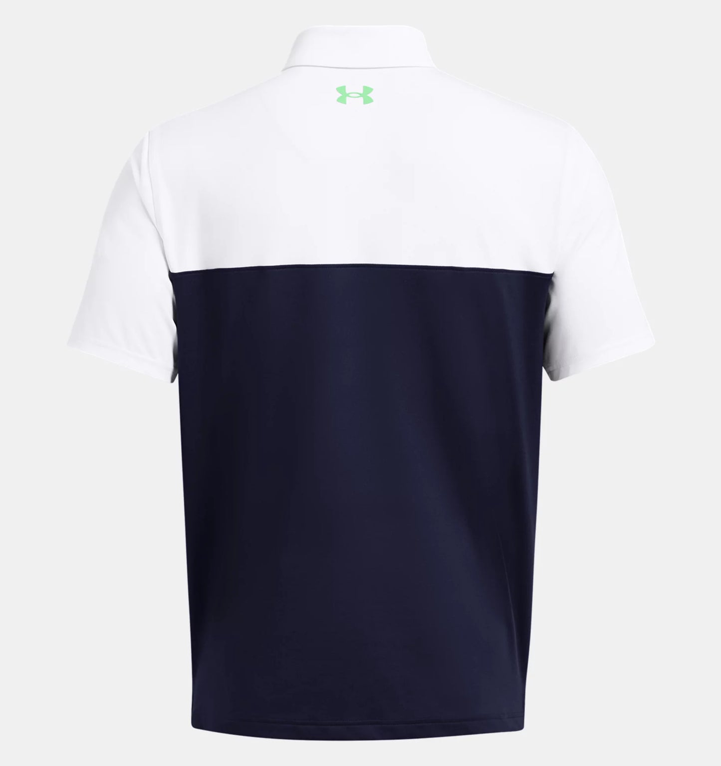 UA 2TG Colour Block Polo Midnight Navy/White