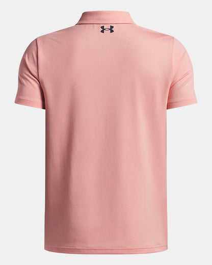 UA Matchplay Polo, Boys Pink