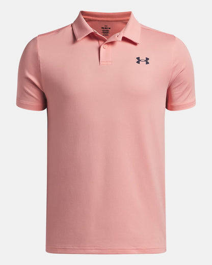 UA Matchplay Polo, Boys Pink