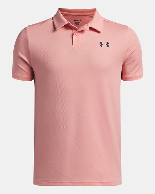 UA Matchplay Polo, Boys Pink