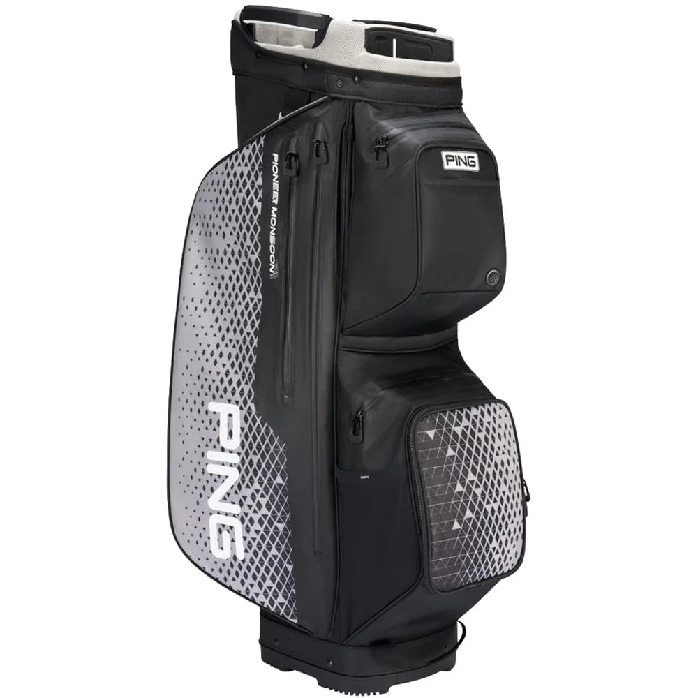 Ping Pioneer Monsoon 231 Waterproof Cart Bag - Black / Grey