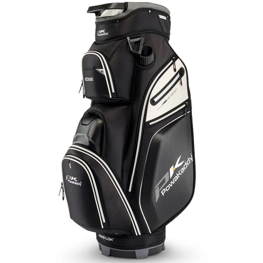 PowaKaddy EDGE Cart Bag - Black / White