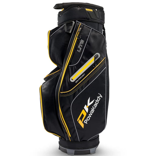 PowaKaddy LITE Cart Bag - Black / Yellow