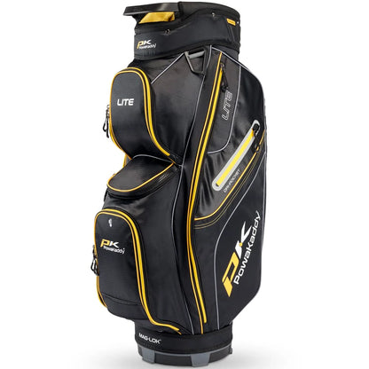 PowaKaddy LITE Cart Bag - Black / Yellow
