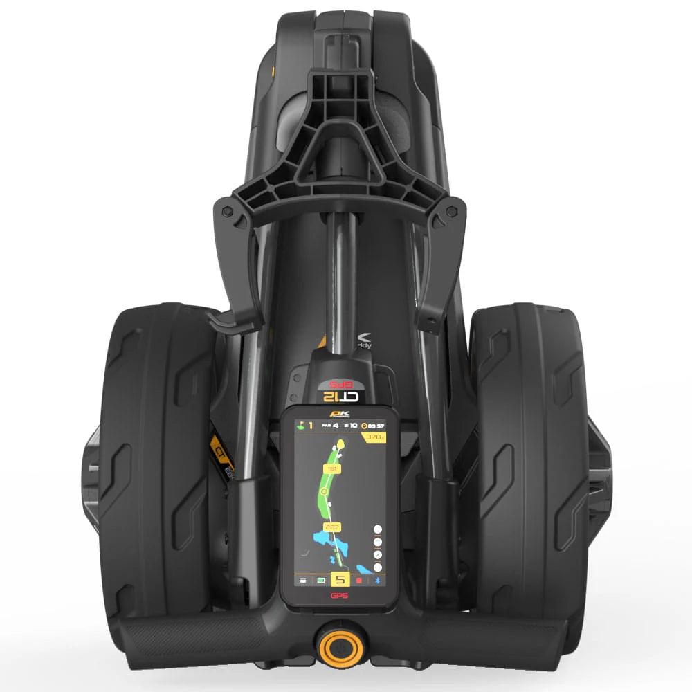 PowaKaddy CT12 GPS EBS XL Electric Trolley - Gun Metal - 2026