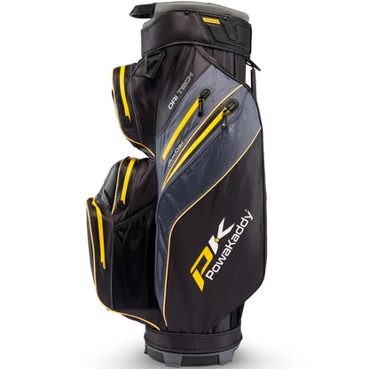 PowaKaddy Dri TECH Waterproof Cart Bag - Black / Yellow