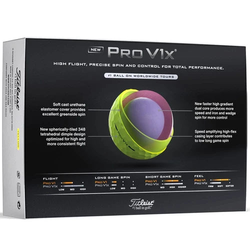 Pro V1X 2025 Yellow 1 dozen