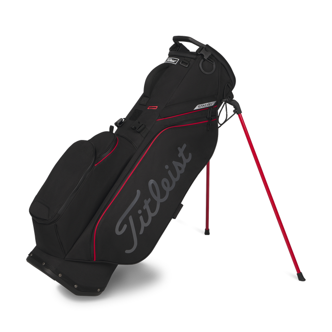 Players S4 StaDry Stand bag Black/Red/Graphite