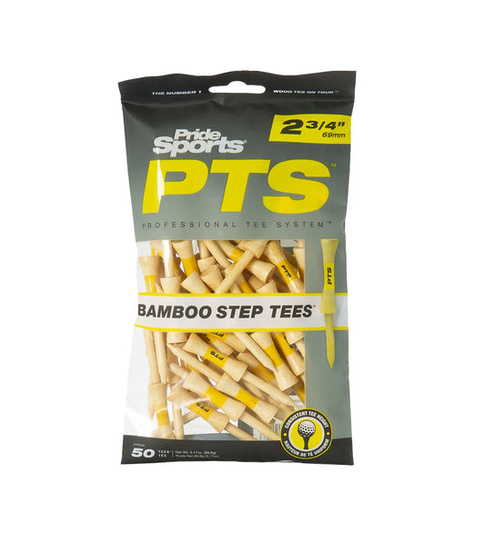 Pride PTS Bamboo Step Tees 2 3/4" Yellow