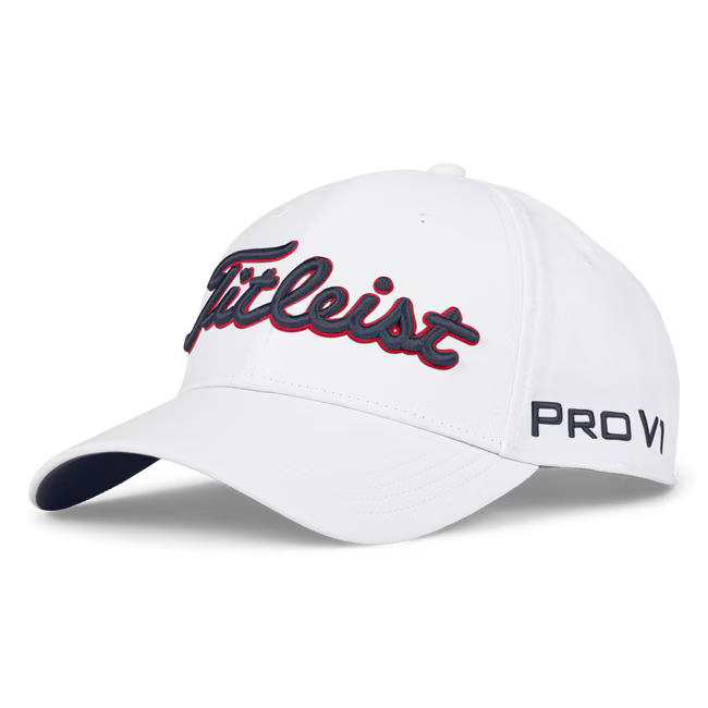 Titleist Tour Performance Cap White/Red/Navy