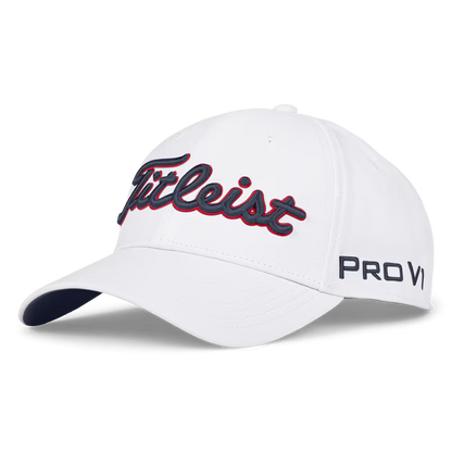 Titleist Tour Performance Cap White/Red/Navy