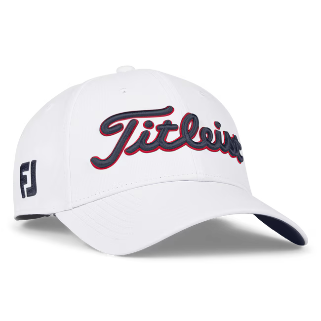 Titleist Tour Performance Cap White/Red/Navy