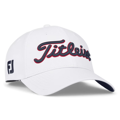 Titleist Tour Performance Cap White/Red/Navy