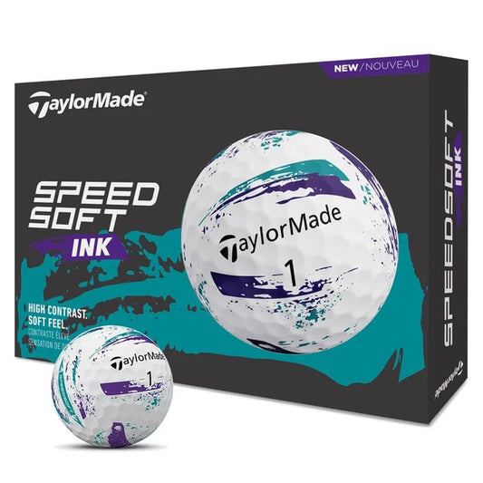 Speedsoft Ink 26, Purple/Turquoise Dozen