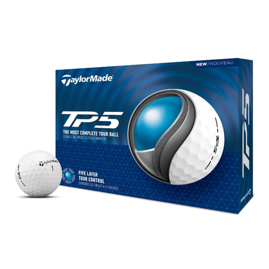 TP5 24 White Golf Balls -  1 dozen