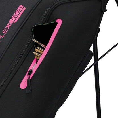 Flex Tech Golf Bag Black/Neon Pink