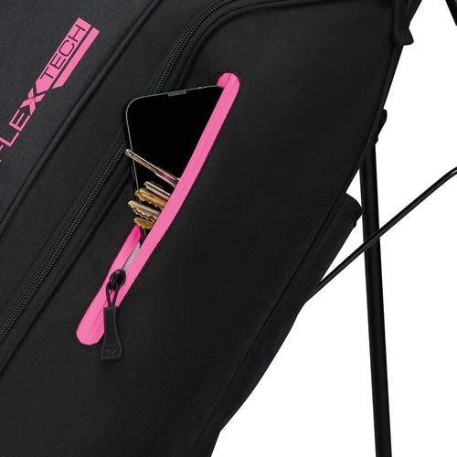 Flex Tech Golf Bag Black/Neon Pink