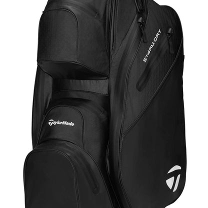 TaylorMade Storm Dry Waterproof Cart Bag - Black