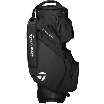 TaylorMade Storm Dry Waterproof Cart Bag - Black