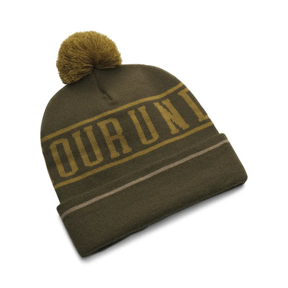 Halftime Pom Beanie Green/Canteen Green