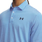 UA Playoff 3.0 Stripe Polo Shirt - White / Blue