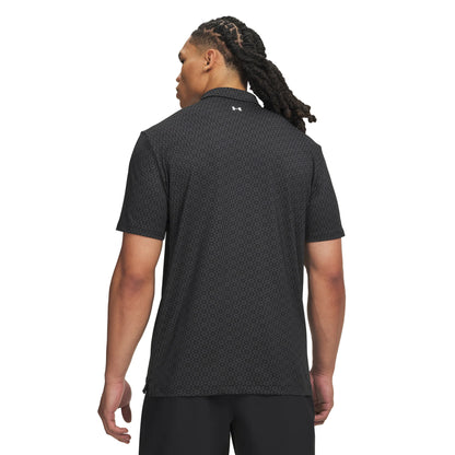 T2G Printed Polo Black/Grey