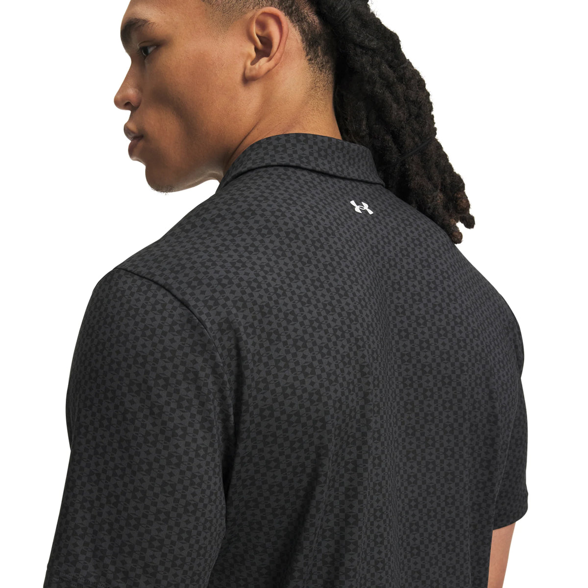 T2G Printed Polo Black/Grey