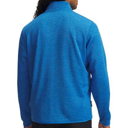 UA Drive SweaterFleece Half Zip Golf Top - Blue