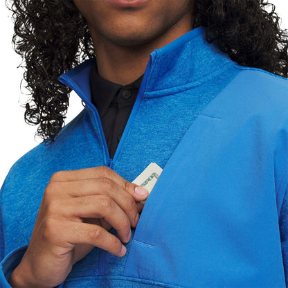 UA Drive SweaterFleece Half Zip Golf Top - Blue