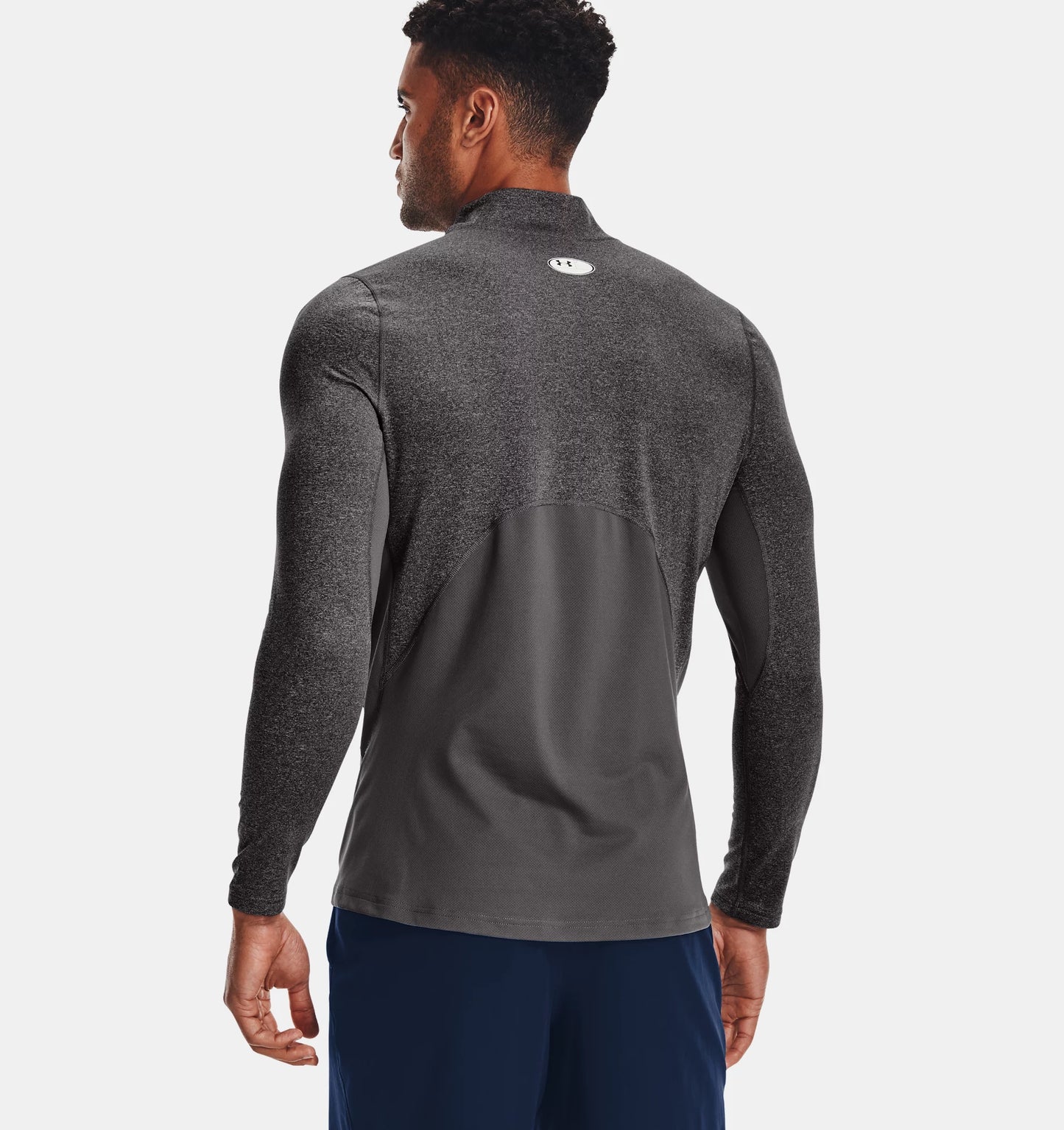 UA CG Armour Fitted Mock Grey