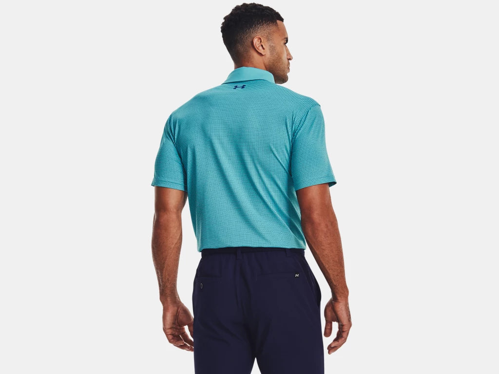 T2G Printed Polo Blue/Blue Mirage