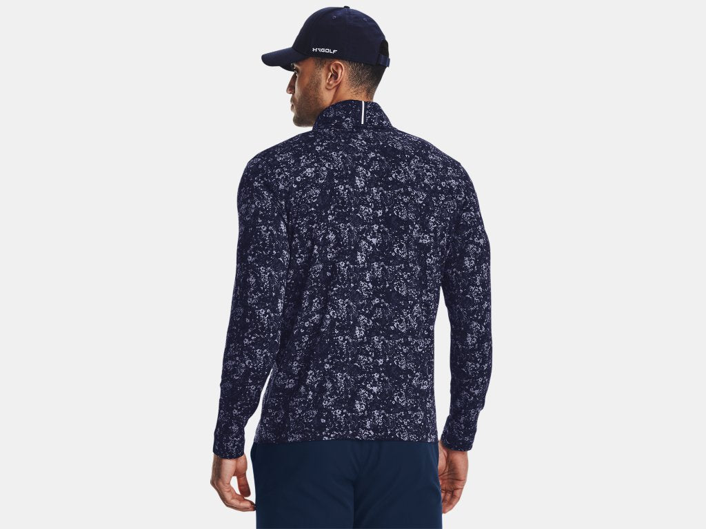 UA Playoff Novelty 1/4 Zip Midnight Navy