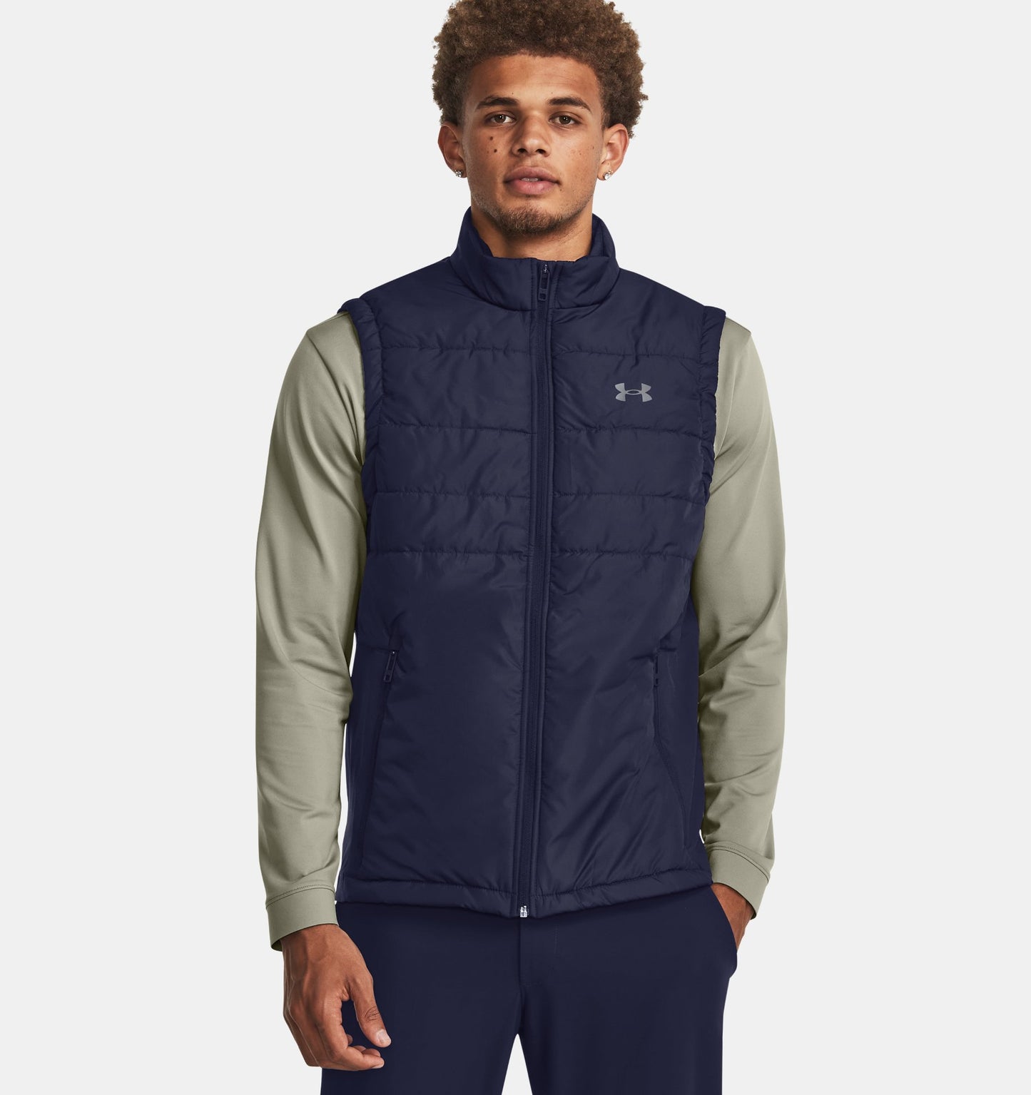 UA Storm Session Golf Vest Midnight Navy